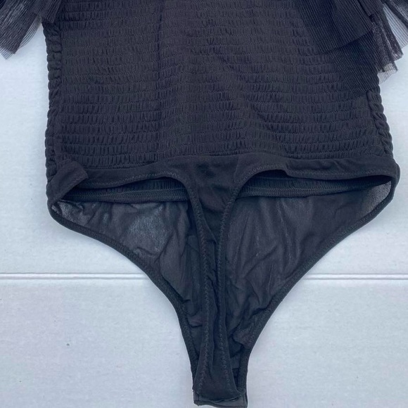 New Free People Kill the Lights Black Bodysuit - Picture 9 of 11